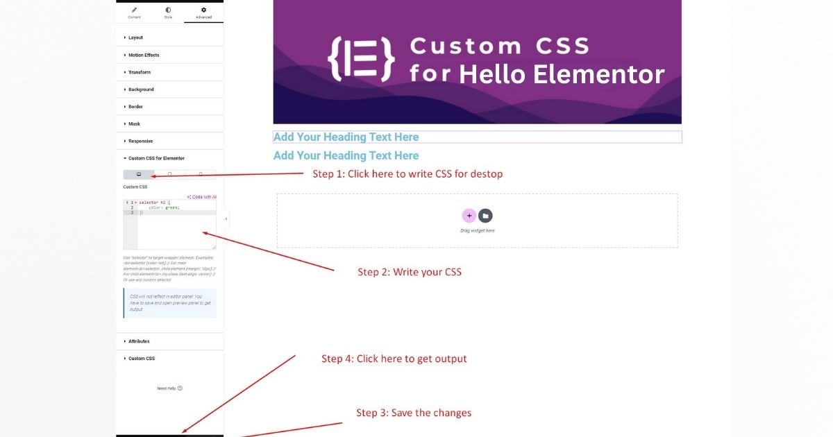 Advanced Styling with Custom CSS + Maximizing Web Design Potential with Hello Elementor Child Theme